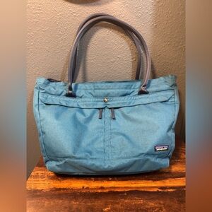 Patagonia Blue Computer Tote Bag